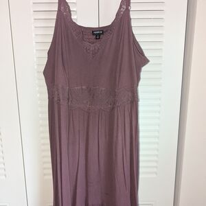 Torrid Women's Rose Lace Trim Dress